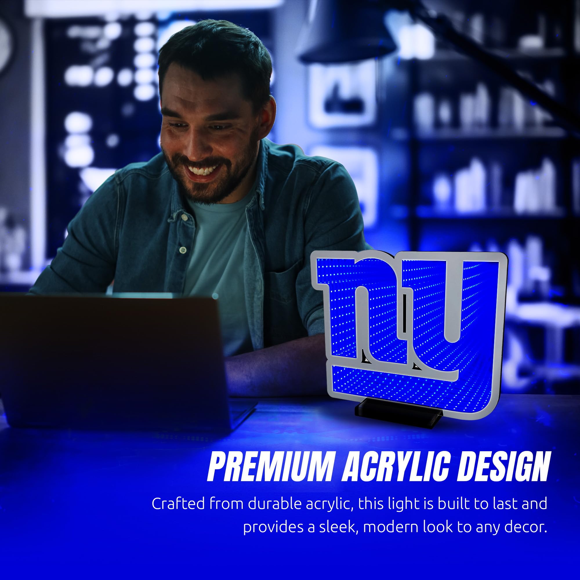 Amazon.com: Sporticulture NFL Team New York Giants LED Infinity